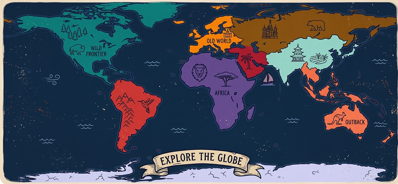 Race to Nowhere — 34 cities across 7 continents
